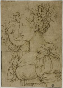 Old Matron and Young Woman, n.d. Creator: Bartolomeo Passarotti