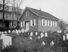 Old Mennonite Church, Germantown, Pa., between 1900 and 1906. Creator: Unknown