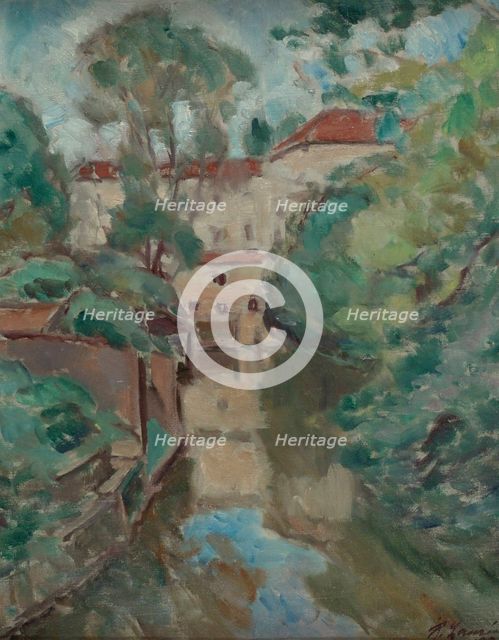 Old mill, Charenton, 1920. Creator: Per ake Laurén.