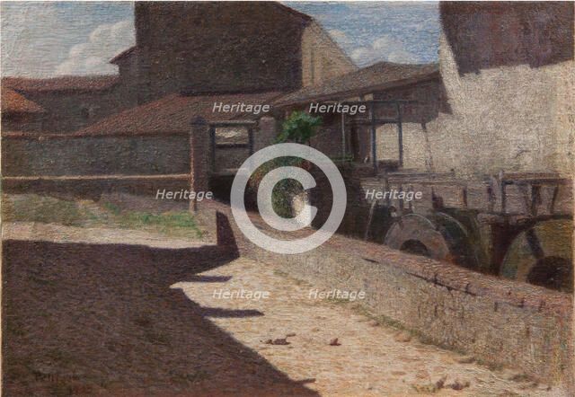 Old mill in Volpedo, 1903.