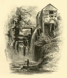 Old Mill, Sage's Ravine 1874. Creator: John J. Harley