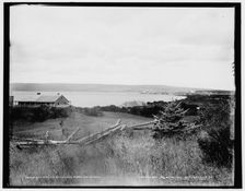 Old mission buildings, Madeline Island, c1898. Creator: Unknown