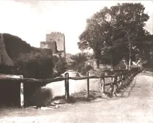 Old Moat, Portchester Castle, Hampshire, 1894. Creator: Unknown