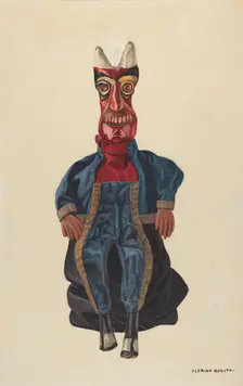 Old Nick, the Devil, c. 1936. Creator: Florian Rokita