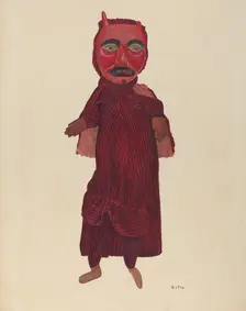 Old Nick, the Devil, c. 1937. Creator: George File