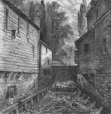 Old outfall of the Serpentine at Knightsbridge, London, c1800 (1878)