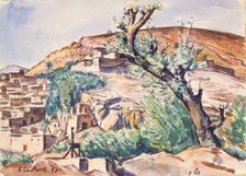 Old olive tree, 1930. Creator: Anton Lindforss