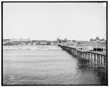 Old Orchard, Me., from end of pier, c1904. Creator: Unknown
