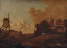 Old Orford Church and Mill, Suffolk c1782. Artist: John Crome