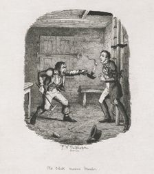 "Old Orlick means murder" - Great Expectations, 1885. Creator: Frederick William Pailthorpe