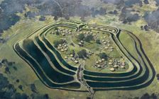Old Oswestry Hill Fort, at the height of its occupation, Iron Age, (c1970-2010). Artist: Ivan Lapper