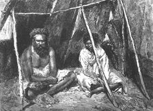 Old Australian and his "Gin."; Incidents of Bush Life in Queensland 1875. Creator: Unknown