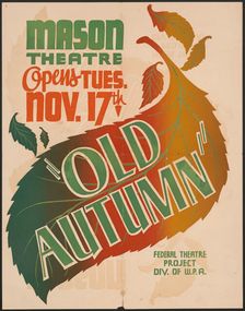 Old Autumn, Los Angeles, 1936. Creator: Unknown