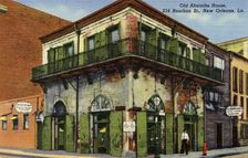 Old Absinthe House, 234 Bourbon Street, New Orleans, Louisiana, USA, 1940
