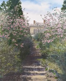 "Old Acres," Robert Low Bacon house, Old Westbury, New York, 1921. Creator: Frances Benjamin Johnston