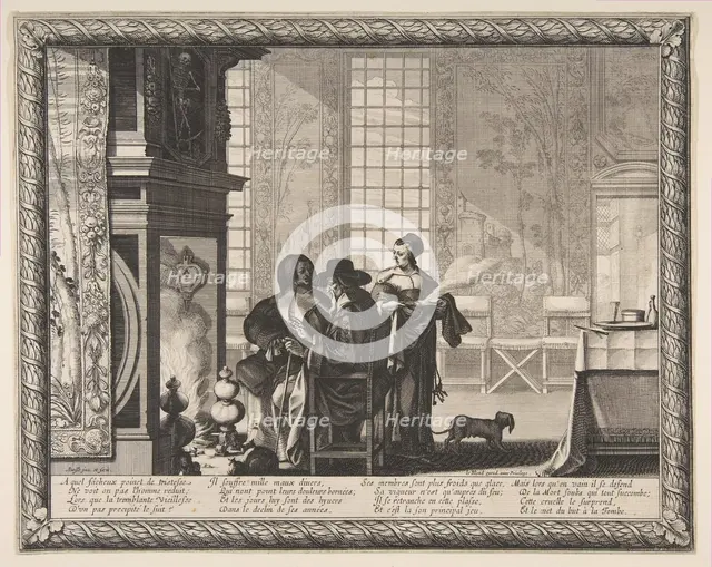 Old Age, 1636. Creator: Abraham Bosse.