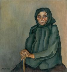 Old Age, 1927. Creator: Konstantin Bauer