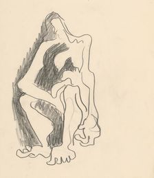 Old age, 1936-1937. Creator: Mikulas Galanda