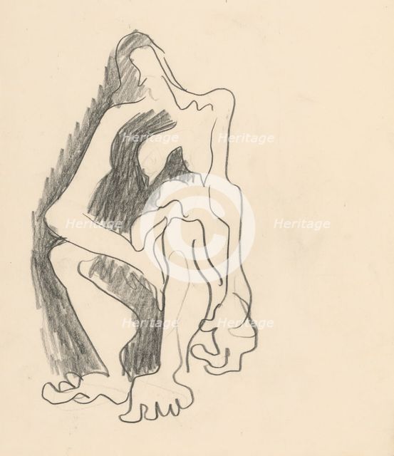 Old age, 1936-1937. Creator: Mikulas Galanda.
