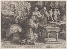 Old Age and Death, from "The Course of Human Life", 1570. Creator: Pieter Furnius