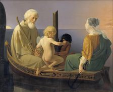 Old Age. From the series "The Four Ages of Man", 1840-1845. Creator: Blunck, Ditlev (Detlef) (1798-1854)