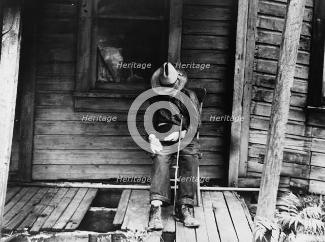 Old age near Washington, Pennsylvania, 1936. Creator: Dorothea Lange.