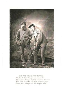 Old and Young Tom Morris c1870