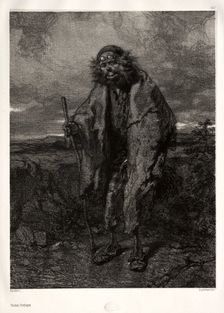 Old and Modern Artists: Thomas Vireloque. Creator: Paul Gavarni (French, 1804-1866)