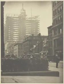 Old and New New York, 1910. Creator: Alfred Stieglitz