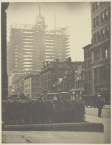 Old and New New York, 1910. Creator: Alfred Stieglitz