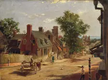Old Annapolis, Francis Street, 1876. Creator: Francis Blackwell Mayer