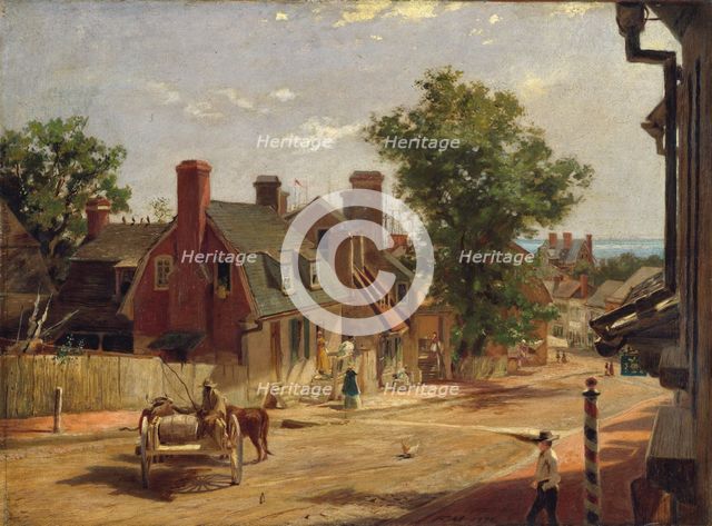 Old Annapolis, Francis Street, 1876. Creator: Francis Blackwell Mayer.
