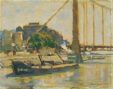 Old Budapest, late 19th century. Creator: Alexander Kubinyi