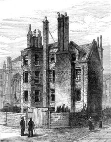 Old buildings in Lincoln's-Inn now being demolished, 1881. Creator: Unknown