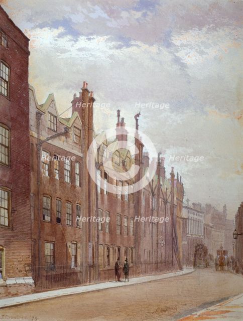 Old Buildings, Lincoln's Inn, London, 1879.                                                   Artist: John Crowther