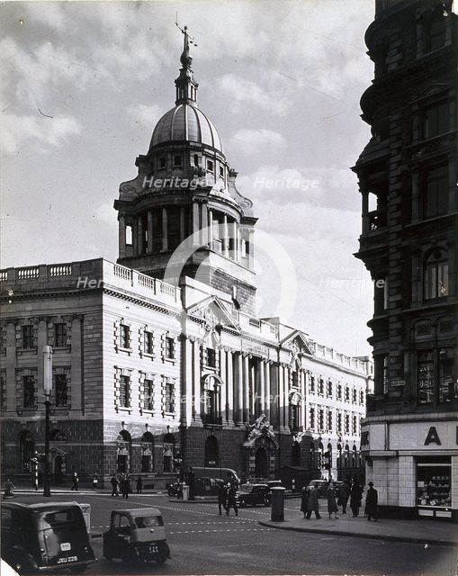 Old Bailey, Central Criminal Court, London, c1941. Artist: Anon