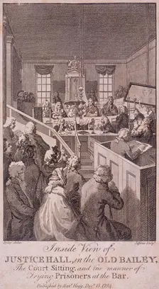 Old Bailey, Sessions House, London, 1794. Artist: Jefferies