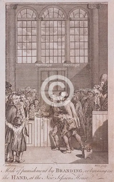 Old Bailey, Sessions House, London, c1770. Artist: T White