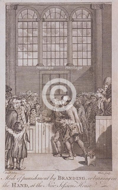 Old Bailey, Sessions House, London, c1770. Artist: T White