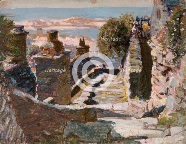'Old Barmouth', 1893-1934. Creator: Christopher Williams.