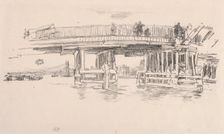 Old Battersea Bridge, 1879. Creator: James McNeill Whistler (American, 1834-1903)