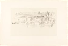 Old Battersea Bridge, 1879/1887. Creator: James Abbott McNeill Whistler