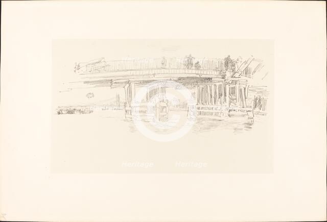 Old Battersea Bridge, 1879/1887. Creator: James Abbott McNeill Whistler.