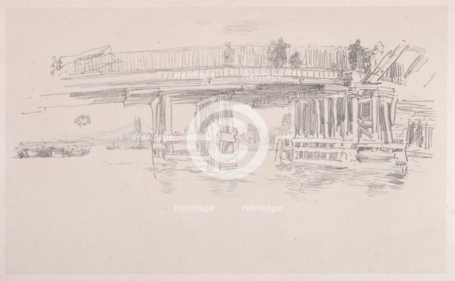 Old Battersea Bridge. Creator: James McNeill Whistler (American, 1834-1903).