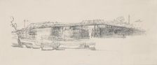 Old Battersea Bridge, No. 2, 1878-1879. Creator: James Abbott McNeill Whistler