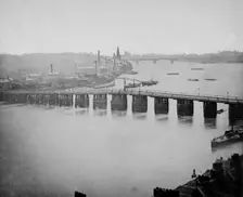 Old Battersea Bridge, Wandsworth, London, c1861-c1881