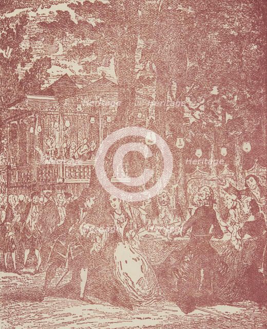 Old Bazaar at Vauxhall Gardens, 1888. Creator: Unknown.