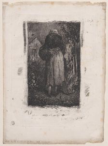 Old Beggar Woman, 1833-38. Creator: Alexandre Gabriel Decamps