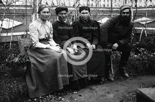 Old Believer family, 1890. Creator: Unknown.
