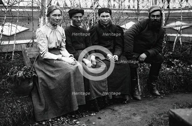 Old Believer family, 1890. Creator: Unknown.